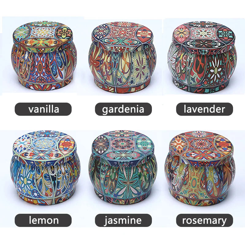 6-Piece Popular Aromatherapy Candle Jar Set